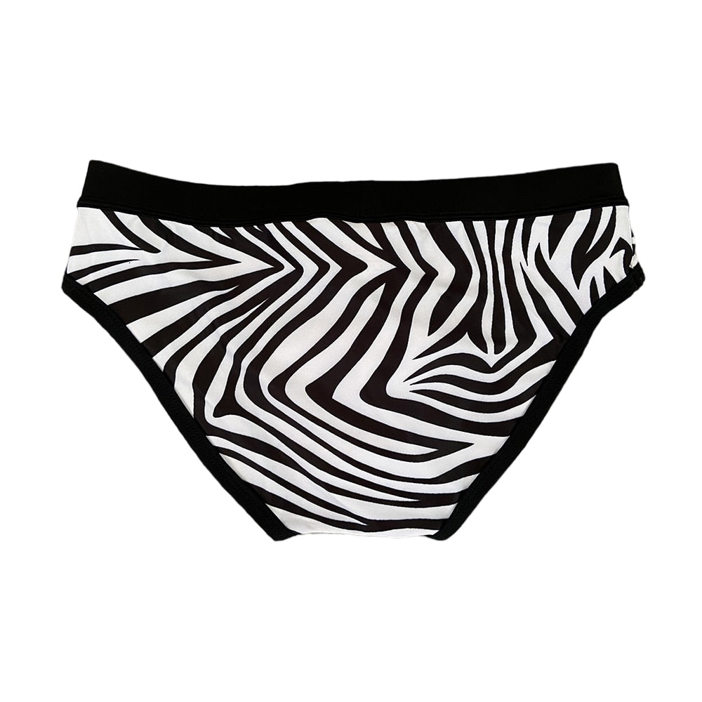 Swimwear Fashion Male Zebra  2023